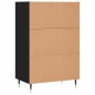 vidaXL Credenza Nera 57x35x90 cm in Legno Multistrato vidaXL Credenza Nera 57x35x90 cm in Legno Multistrato