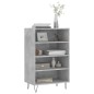 vidaXL Credenza Grigio Cemento 57x35x90 cm in Legno Multistrato vidaXL Credenza Grigio Cemento 57x35x90 cm in Legno Multistrato