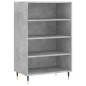 vidaXL Credenza Grigio Cemento 57x35x90 cm in Legno Multistrato vidaXL Credenza Grigio Cemento 57x35x90 cm in Legno Multistrato