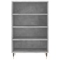 vidaXL Credenza Grigio Cemento 57x35x90 cm in Legno Multistrato vidaXL Credenza Grigio Cemento 57x35x90 cm in Legno Multistrato