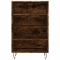 vidaXL Credenza Rovere Fumo 57x35x90 cm in Legno Multistrato vidaXL Credenza Rovere Fumo 57x35x90 cm in Legno Multistrato