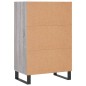 vidaXL Credenza Grigio Sonoma 57x35x90 cm in Legno Multistrato vidaXL Credenza Grigio Sonoma 57x35x90 cm in Legno Multistrato