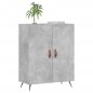vidaXL Credenza Grigio Cemento 69,5x34x90 cm in Legno Multistrato vidaXL Credenza Grigio Cemento 69,5x34x90 cm in Legno Multistrato