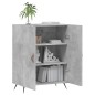 vidaXL Credenza Grigio Cemento 69,5x34x90 cm in Legno Multistrato vidaXL Credenza Grigio Cemento 69,5x34x90 cm in Legno Multistrato