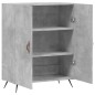 vidaXL Credenza Grigio Cemento 69,5x34x90 cm in Legno Multistrato vidaXL Credenza Grigio Cemento 69,5x34x90 cm in Legno Multistrato