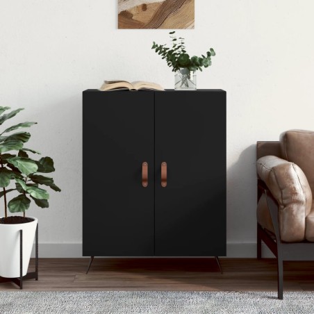 vidaXL Credenza Nera 69,5x34x90 cm in Legno Multistrato