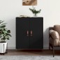 vidaXL Credenza Nera 69,5x34x90 cm in Legno Multistrato vidaXL Credenza Nera 69,5x34x90 cm in Legno Multistrato