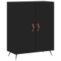 vidaXL Credenza Nera 69,5x34x90 cm in Legno Multistrato vidaXL Credenza Nera 69,5x34x90 cm in Legno Multistrato