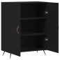 vidaXL Credenza Nera 69,5x34x90 cm in Legno Multistrato vidaXL Credenza Nera 69,5x34x90 cm in Legno Multistrato