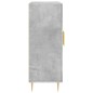 vidaXL Credenza Grigio Cemento 69,5x34x90 cm in Legno Multistrato vidaXL Credenza Grigio Cemento 69,5x34x90 cm in Legno Multistrato