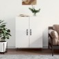 vidaXL Credenza 69,5x34x90 cm in Legno Multistrato Bianco Lucido vidaXL Credenza 69,5x34x90 cm in Legno Multistrato Bianco Lucido