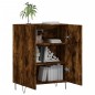 vidaXL Credenza Rovere Fumo 69,5x34x90 cm in Legno Multistrato vidaXL Credenza Rovere Fumo 69,5x34x90 cm in Legno Multistrato