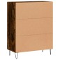 vidaXL Credenza Rovere Fumo 69,5x34x90 cm in Legno Multistrato vidaXL Credenza Rovere Fumo 69,5x34x90 cm in Legno Multistrato