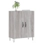 vidaXL Credenza Grigio Sonoma 69,5x34x90 cm in Legno Multistrato vidaXL Credenza Grigio Sonoma 69,5x34x90 cm in Legno Multistrato