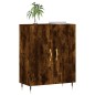 vidaXL Credenza Rovere Fumo 69,5x34x90 cm in Legno Multistrato vidaXL Credenza Rovere Fumo 69,5x34x90 cm in Legno Multistrato