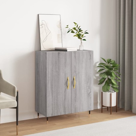 vidaXL Credenza Grigio Sonoma 69,5x34x90 cm in Legno Multistrato