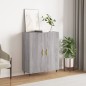 vidaXL Credenza Grigio Sonoma 69,5x34x90 cm in Legno Multistrato vidaXL Credenza Grigio Sonoma 69,5x34x90 cm in Legno Multistrato