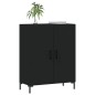 vidaXL Credenza Nera 69,5x34x90 cm in Legno Multistrato vidaXL Credenza Nera 69,5x34x90 cm in Legno Multistrato
