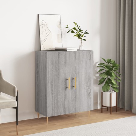 vidaXL Credenza Grigio Sonoma 69,5x34x90 cm in Legno Multistrato