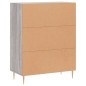 vidaXL Credenza Grigio Sonoma 69,5x34x90 cm in Legno Multistrato vidaXL Credenza Grigio Sonoma 69,5x34x90 cm in Legno Multistrato