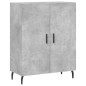 vidaXL Credenza Grigio Cemento 69,5x34x90 cm in Legno Multistrato vidaXL Credenza Grigio Cemento 69,5x34x90 cm in Legno Multistrato