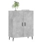 vidaXL Credenza Grigio Cemento 69,5x34x90 cm in Legno Multistrato vidaXL Credenza Grigio Cemento 69,5x34x90 cm in Legno Multistrato