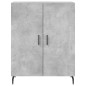 vidaXL Credenza Grigio Cemento 69,5x34x90 cm in Legno Multistrato vidaXL Credenza Grigio Cemento 69,5x34x90 cm in Legno Multistrato