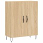 vidaXL Credenza Rovere Sonoma 69,5x34x90 cm in Legno Multistrato