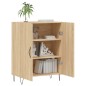 vidaXL Credenza Rovere Sonoma 69,5x34x90 cm in Legno Multistrato