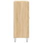 vidaXL Credenza Rovere Sonoma 69,5x34x90 cm in Legno Multistrato