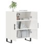 vidaXL Credenza 69,5x34x90 cm in Legno Multistrato Bianco Lucido vidaXL Credenza 69,5x34x90 cm in Legno Multistrato Bianco Lucido