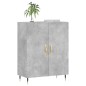 vidaXL Credenza Grigio Cemento 69,5x34x90 cm in Legno Multistrato vidaXL Credenza Grigio Cemento 69,5x34x90 cm in Legno Multistrato