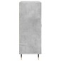 vidaXL Credenza Grigio Cemento 69,5x34x90 cm in Legno Multistrato vidaXL Credenza Grigio Cemento 69,5x34x90 cm in Legno Multistrato
