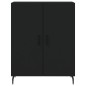 vidaXL Credenza Nera 69,5x34x90 cm in Legno Multistrato vidaXL Credenza Nera 69,5x34x90 cm in Legno Multistrato