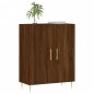 vidaXL Credenza Rovere Marrone 69,5x34x90 cm in Legno Multistrato