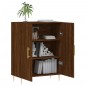 vidaXL Credenza Rovere Marrone 69,5x34x90 cm in Legno Multistrato