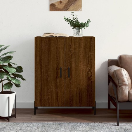 vidaXL Credenza Rovere Marrone 69,5x34x90 cm in Legno Multistrato