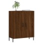 vidaXL Credenza Rovere Marrone 69,5x34x90 cm in Legno Multistrato vidaXL Credenza Rovere Marrone 69,5x34x90 cm in Legno Multistrato