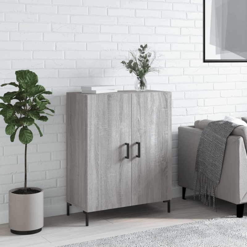 vidaXL Credenza Grigio Sonoma 69,5x34x90 cm in Legno Multistrato vidaXL Credenza Grigio Sonoma 69,5x34x90 cm in Legno Multistrato