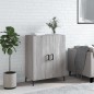 vidaXL Credenza Grigio Sonoma 69,5x34x90 cm in Legno Multistrato vidaXL Credenza Grigio Sonoma 69,5x34x90 cm in Legno Multistrato