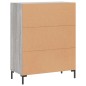 vidaXL Credenza Grigio Sonoma 69,5x34x90 cm in Legno Multistrato vidaXL Credenza Grigio Sonoma 69,5x34x90 cm in Legno Multistrato