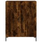 vidaXL Credenza Rovere Fumo 69,5x34x90 cm in Legno Multistrato vidaXL Credenza Rovere Fumo 69,5x34x90 cm in Legno Multistrato