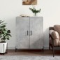 vidaXL Credenza Grigio Cemento 69,5x34x90 cm in Legno Multistrato vidaXL Credenza Grigio Cemento 69,5x34x90 cm in Legno Multistrato