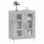 vidaXL Credenza Grigio Cemento 69,5x34x90 cm in Legno Multistrato vidaXL Credenza Grigio Cemento 69,5x34x90 cm in Legno Multistrato