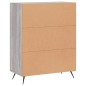 vidaXL Credenza Grigio Sonoma 69,5x34x90 cm in Legno Multistrato vidaXL Credenza Grigio Sonoma 69,5x34x90 cm in Legno Multistrato