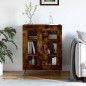 vidaXL Credenza Rovere Fumo 69,5x34x90 cm in Legno Multistrato vidaXL Credenza Rovere Fumo 69,5x34x90 cm in Legno Multistrato