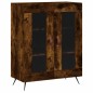 vidaXL Credenza Rovere Fumo 69,5x34x90 cm in Legno Multistrato vidaXL Credenza Rovere Fumo 69,5x34x90 cm in Legno Multistrato