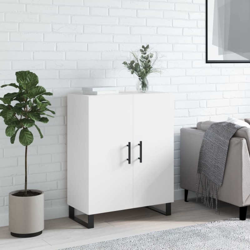 vidaXL Credenza Bianca 69,5x34x90 cm in Legno Multistrato vidaXL Credenza Bianca 69,5x34x90 cm in Legno Multistrato