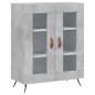 vidaXL Credenza Grigio Cemento 69,5x34x90 cm in Legno Multistrato vidaXL Credenza Grigio Cemento 69,5x34x90 cm in Legno Multistrato