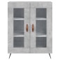 vidaXL Credenza Grigio Cemento 69,5x34x90 cm in Legno Multistrato vidaXL Credenza Grigio Cemento 69,5x34x90 cm in Legno Multistrato